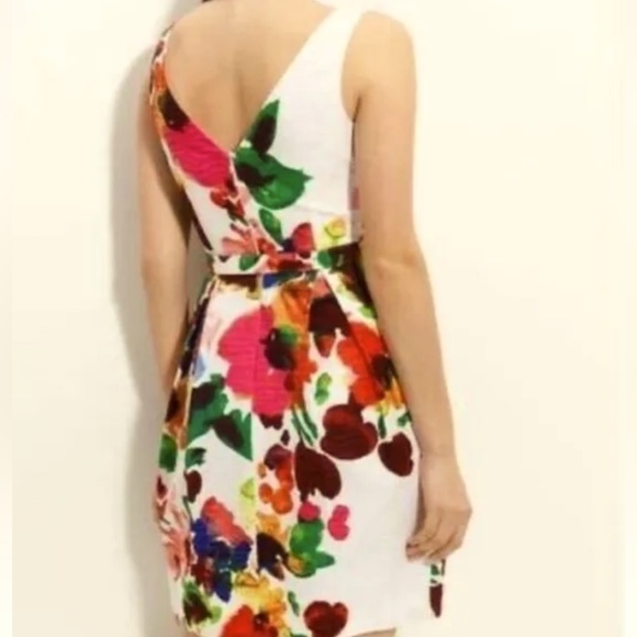 Eliza J cotton floral dress M/L - Picture 3 of 9